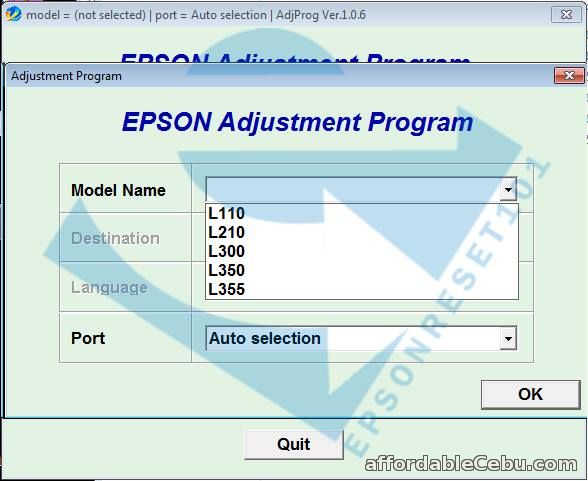 Epson Adjustment Program L210 Free Download